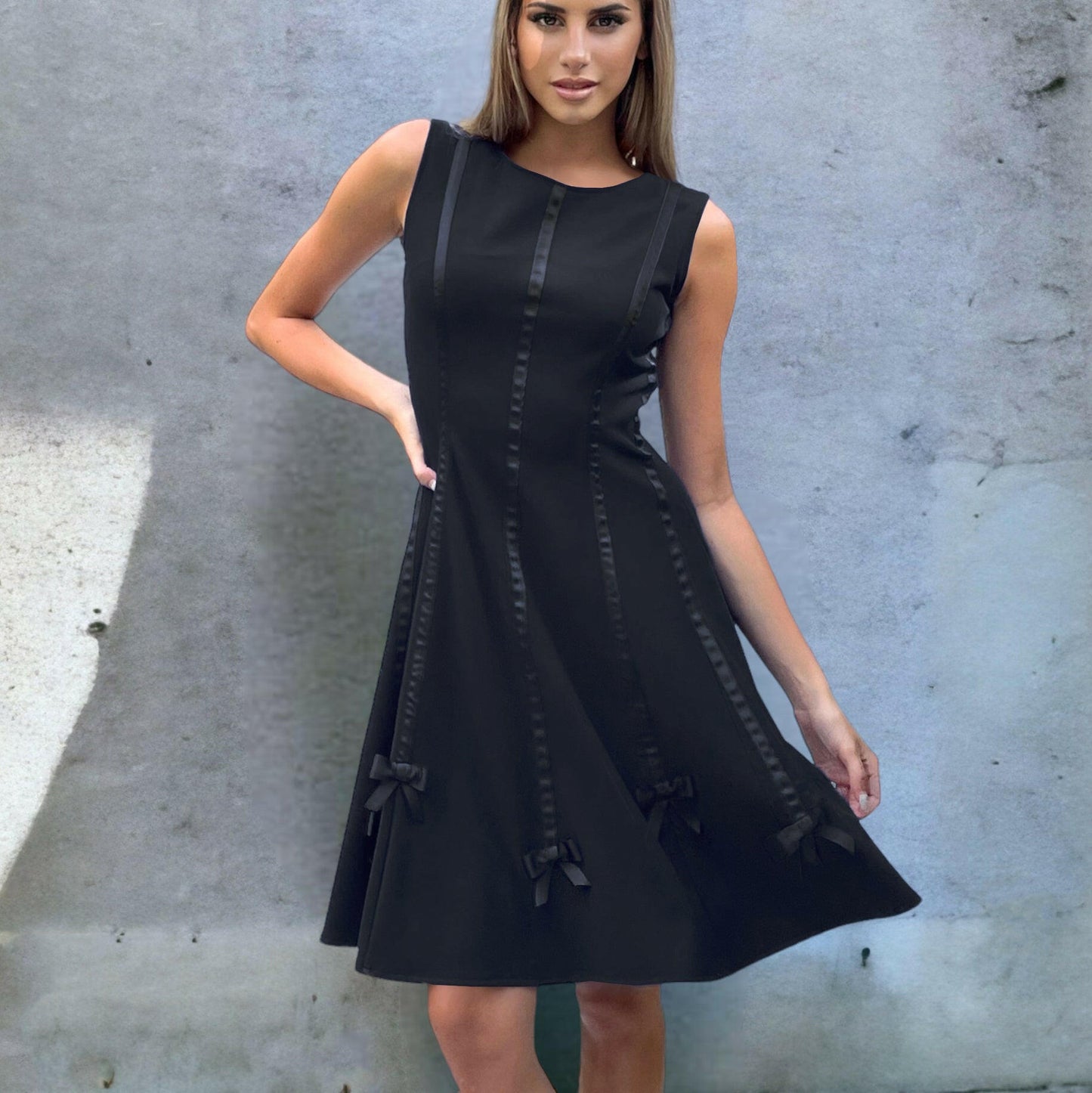 Abito Fiocchetti Nero