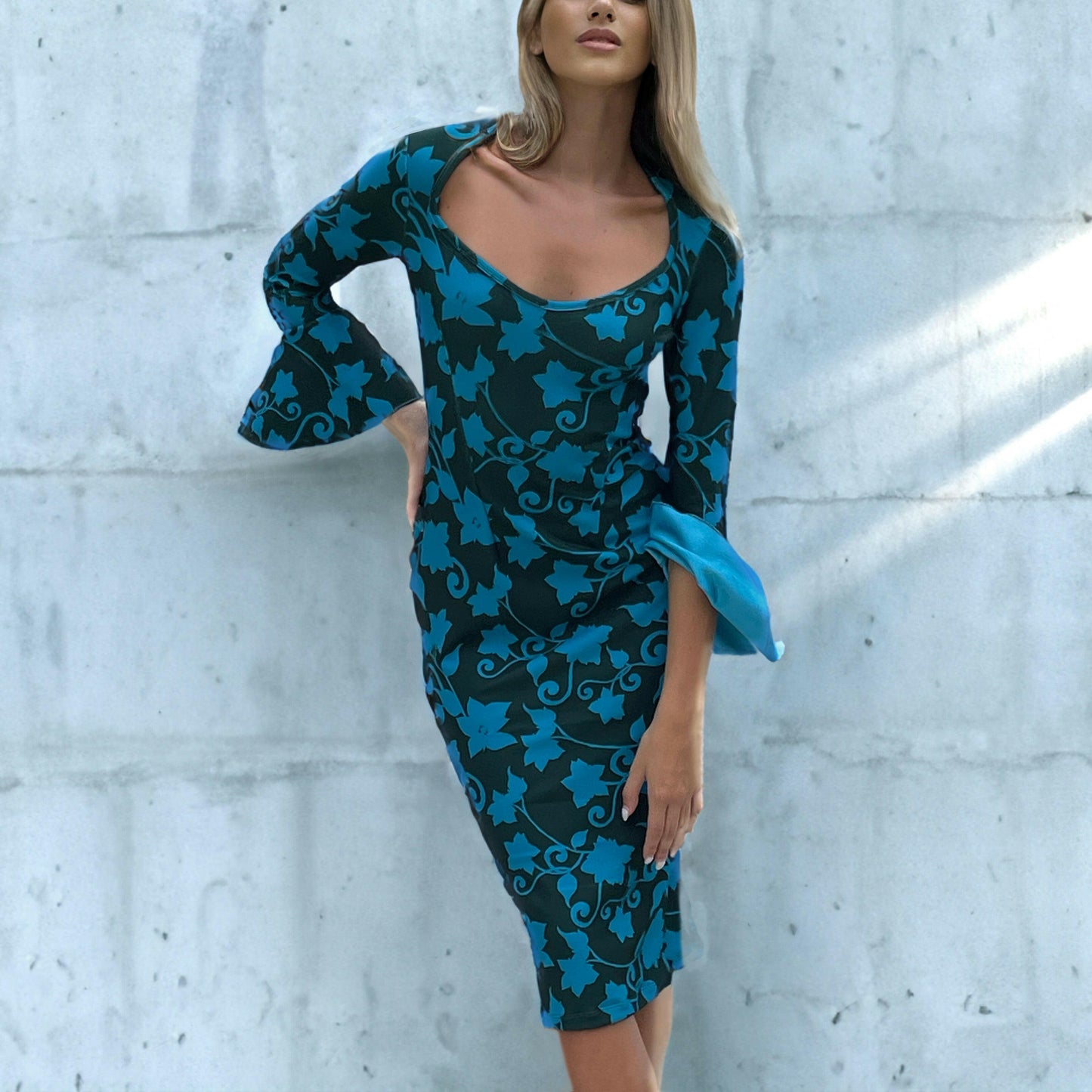 Tubino Scollo Fiori B.