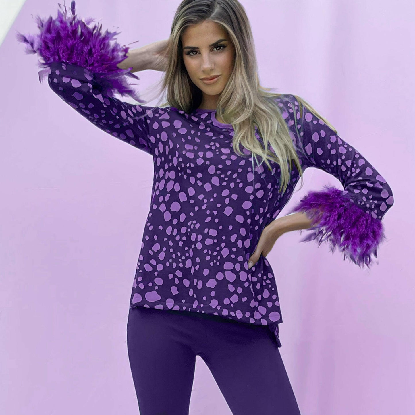 Maglia Pois Piume M.