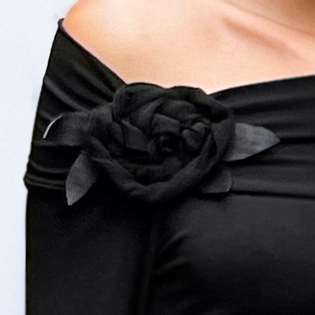 Tubino Drappeggio Rosa J.Nero.