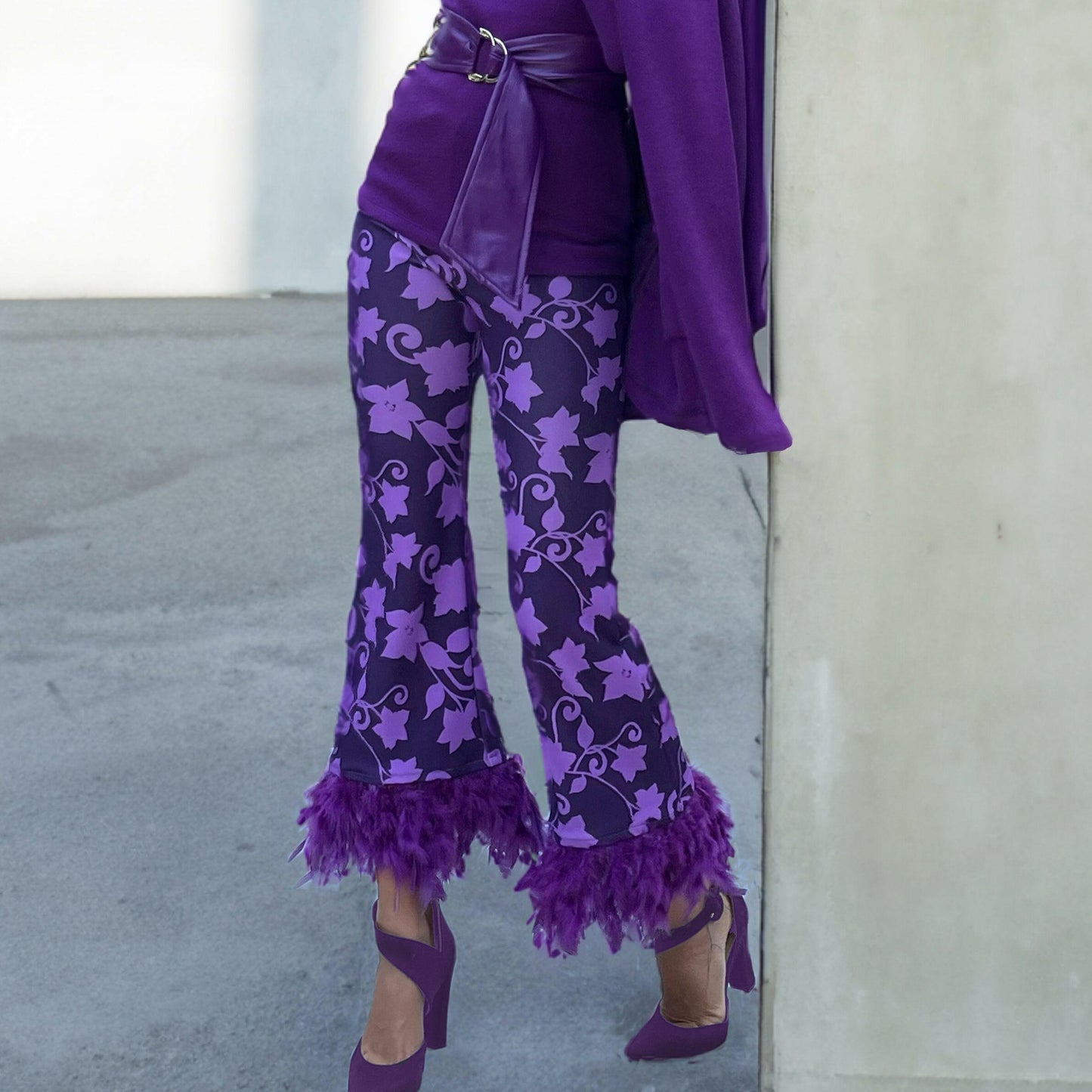 Panta Piume Fiori M.