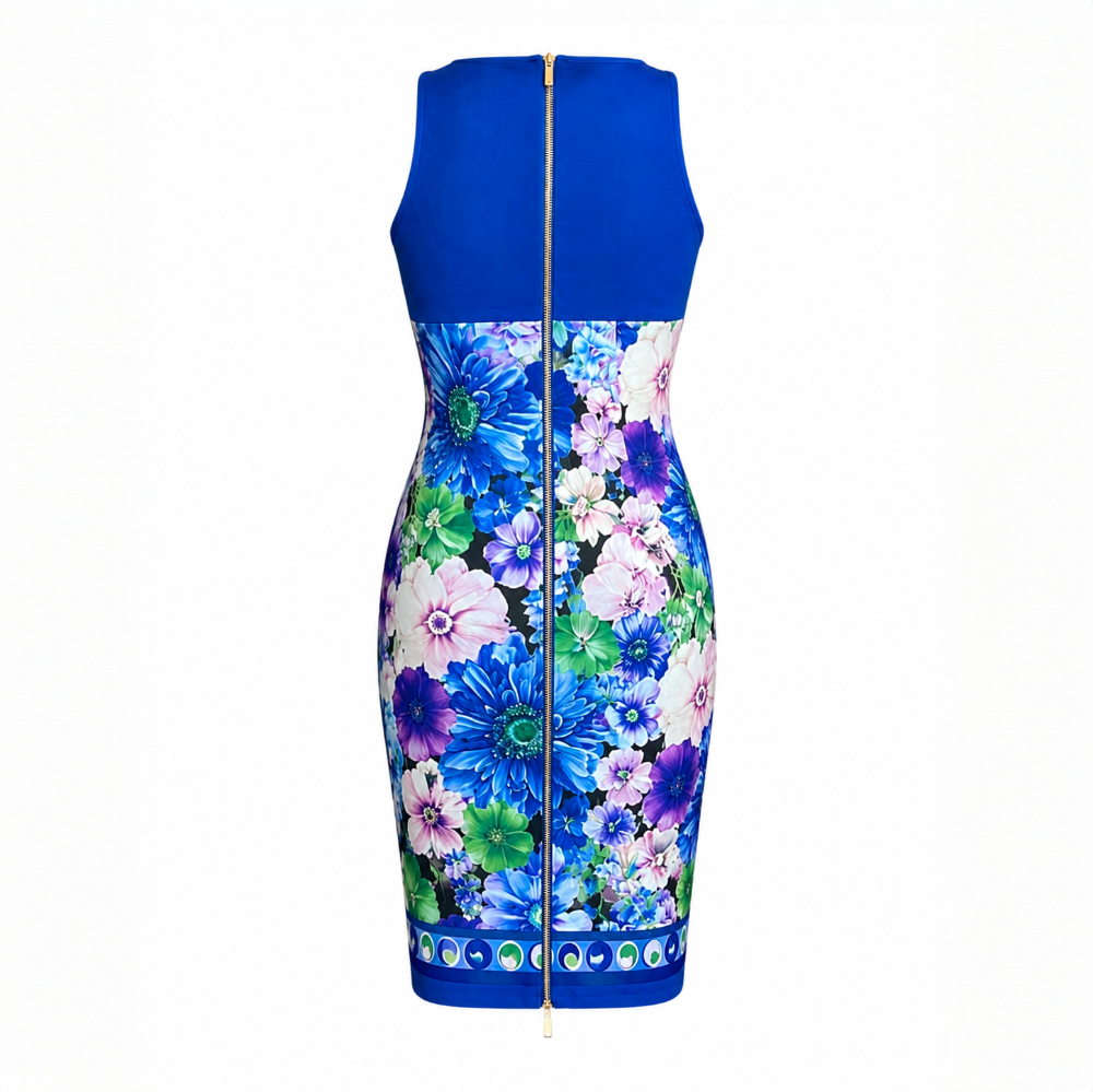 Tubino Top Gerbere Bluette