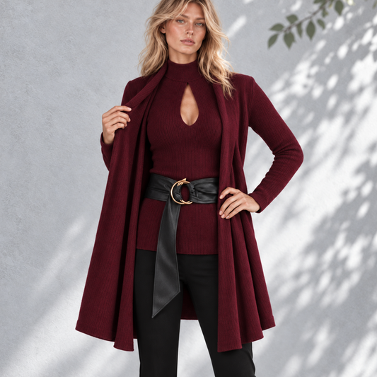 Bicolor Cardigan