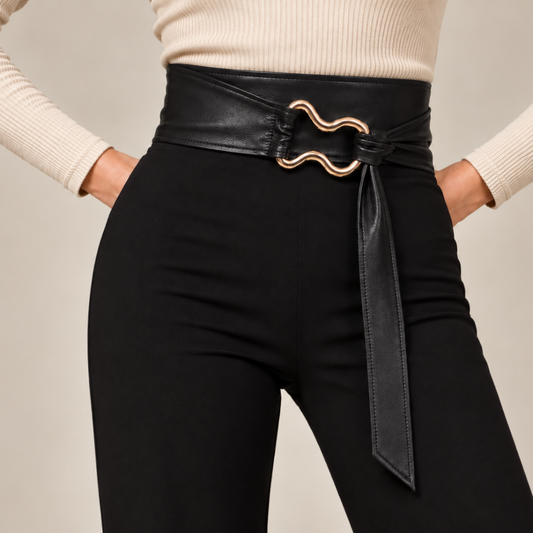 Black Buckle Belt