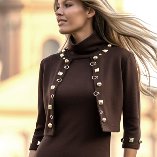 Giacchino Maglia Studs Caffe'