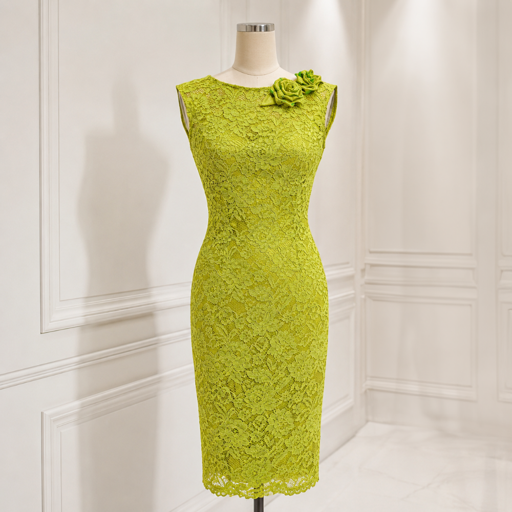 Lace Sheath Dress.