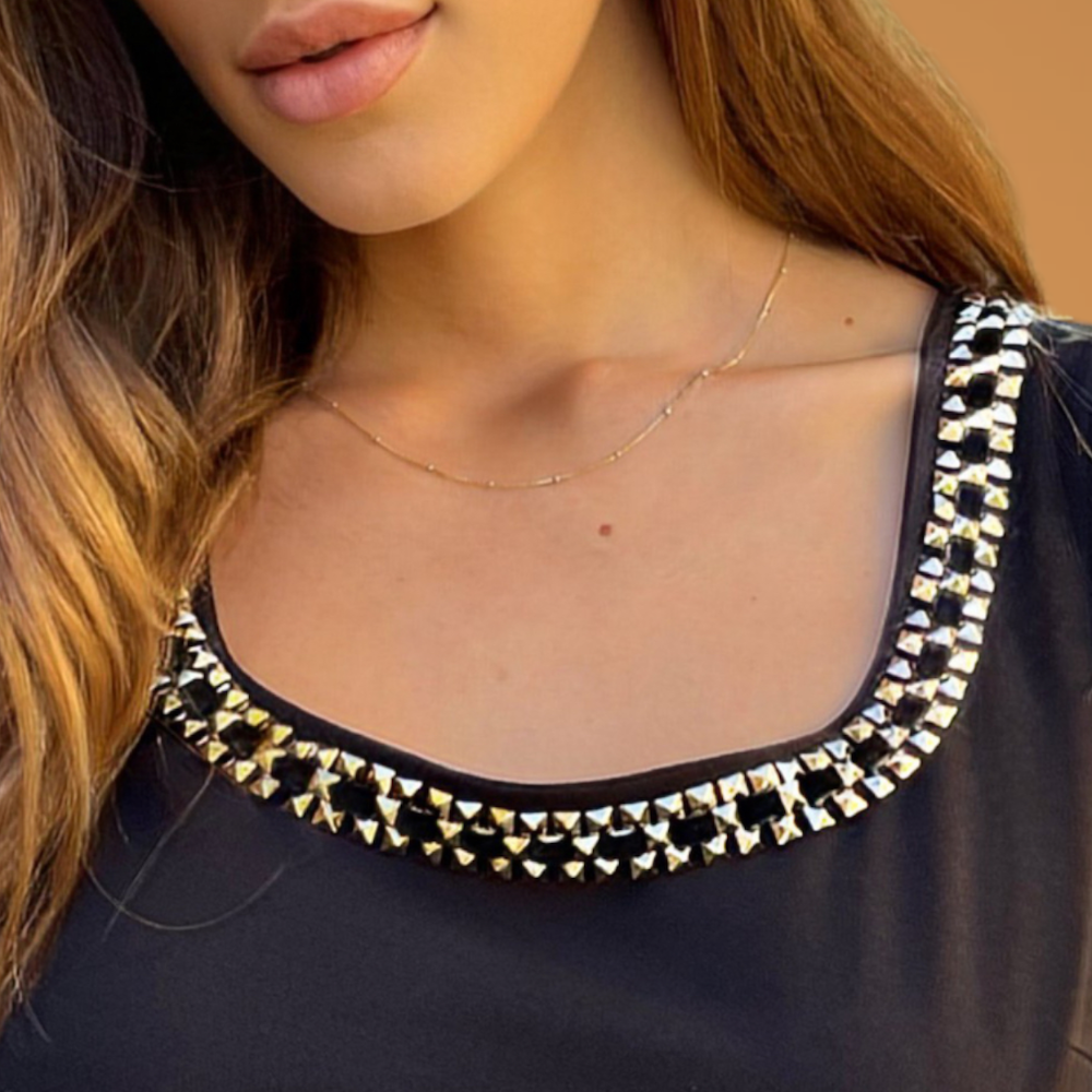 Tubino Nero Collier.